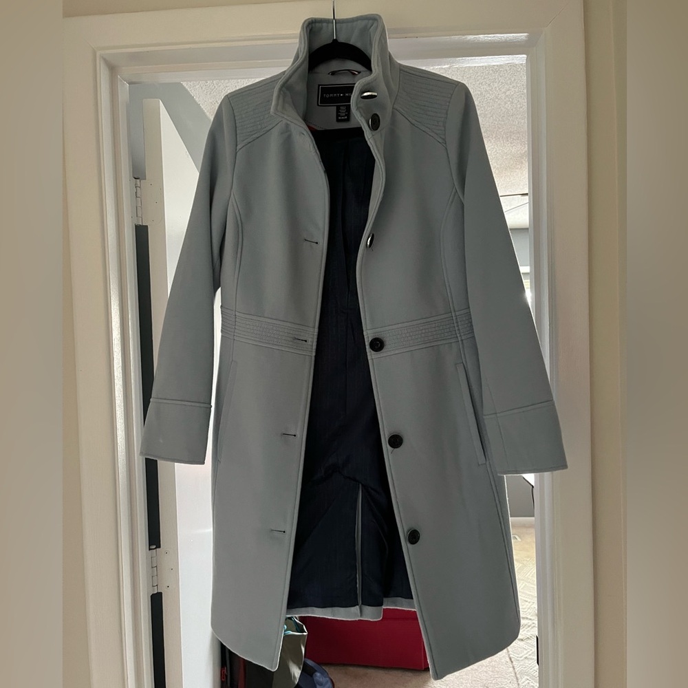 Tommy Hilfiger Women’s Light Blue Women's Coat